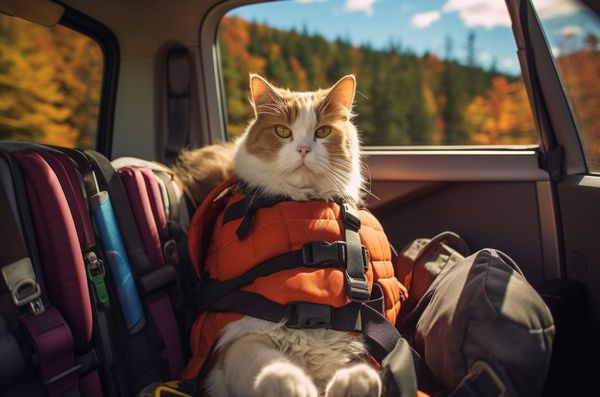 how to travel with cat